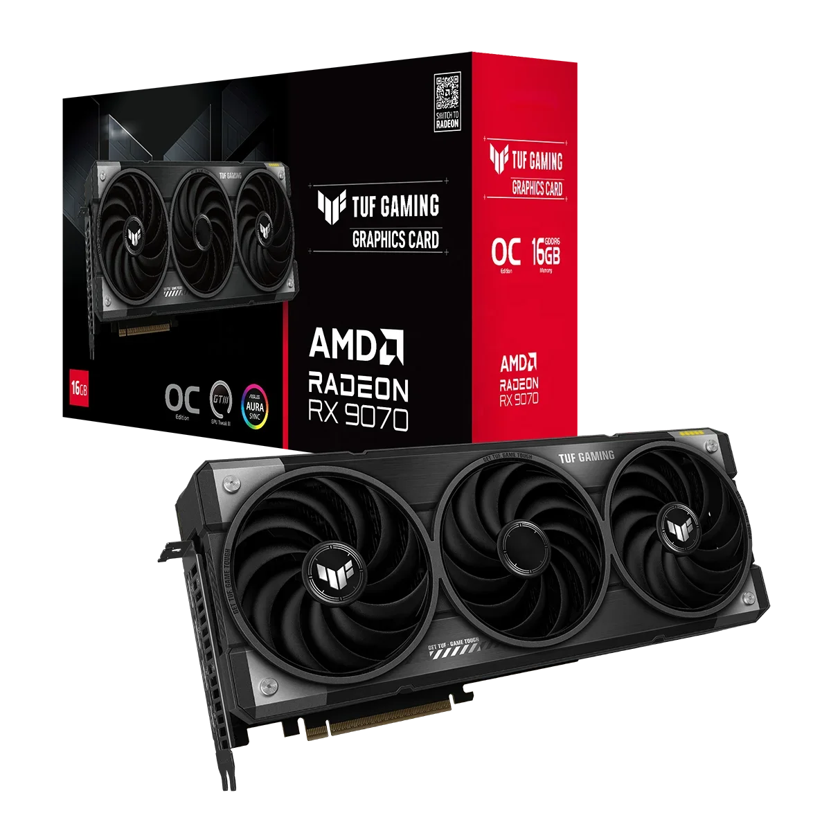 2025 TUF Gaming Radeon RX 9070 – Triple Fan Gaming Graphics Card 16Gb recenzja i cena